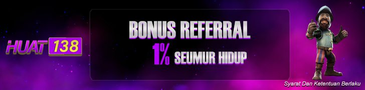 Bonus Referral 1% Seumur Hidup